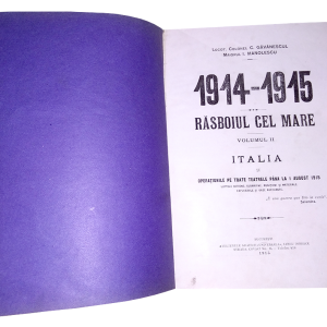 Răsboiul cel Mare 1914 – 1915 * Lt. Col. C. Găvănescul (volumul 2)