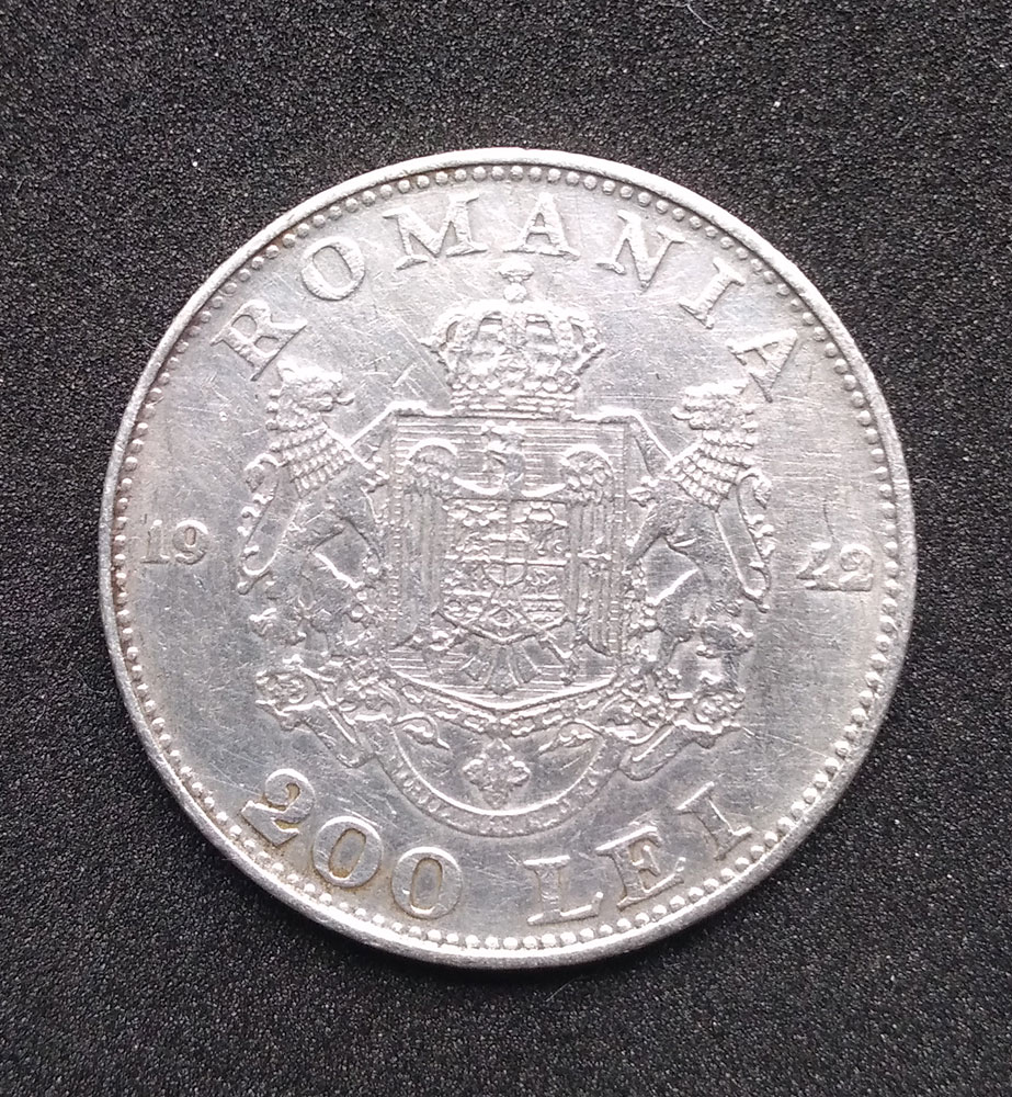 Monedă argint 200 lei - Mihai I (1942) - avers