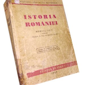 Istoria României – manual unic pentru clasa a VIII-a secundară